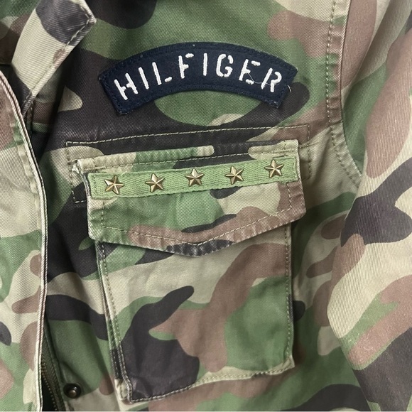 Tommy Hilfiger Denim Camo Field Utility Military Jacket - Picture 6 of 15